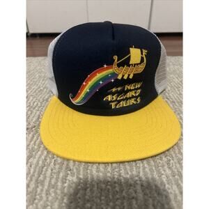 Disney Parks Marvel Thor New Asgard Tours Snapback Trucker Hat Cap NWT